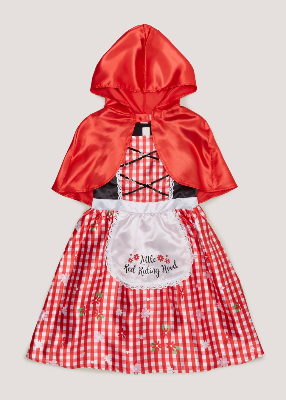 Kids Little Red Riding Hood Fancy Dress Costume (3-7yrs)