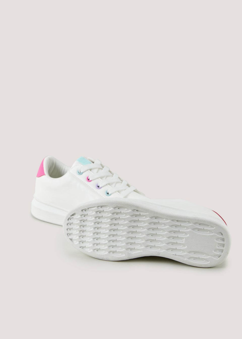 Girls White Trainers (Younger 10-Older 5)