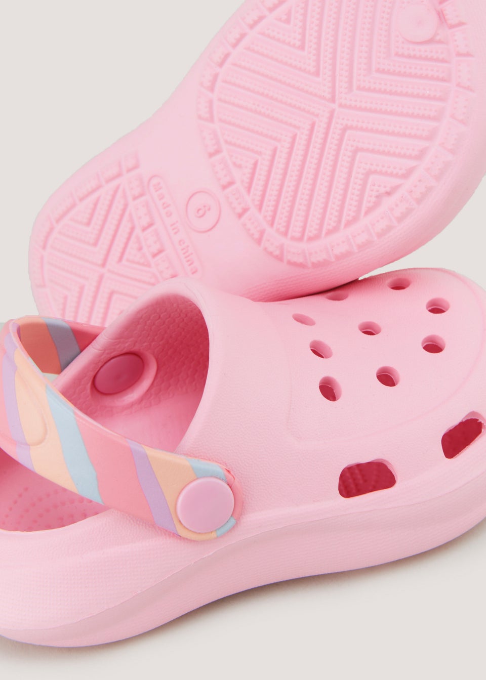 Girls Pink Clogs (Younger 4-12)
