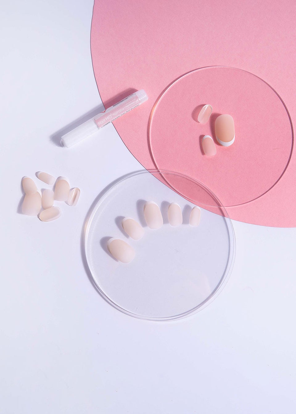 Nail HQ Oval False Nails - French