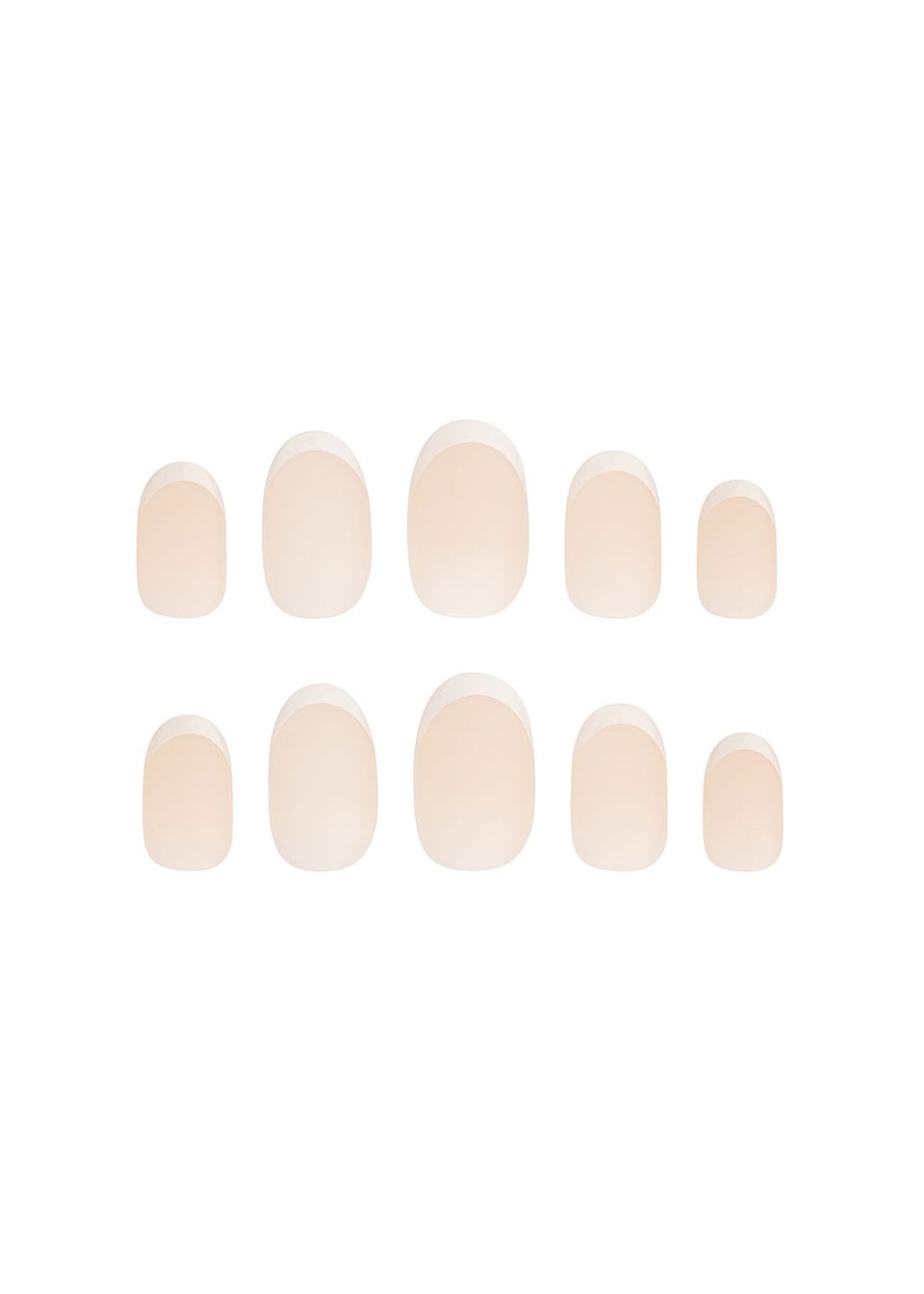 Nail HQ Oval False Nails - French