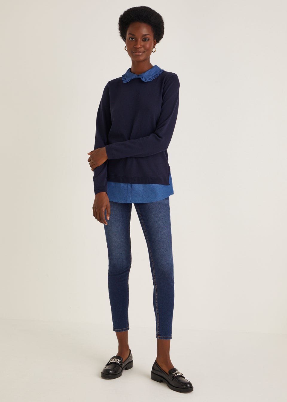 Jumper blouse 2 in 1 hotsell