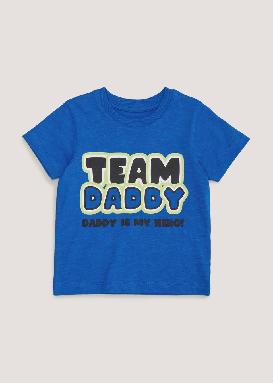 Boys Blue Team Daddy T-Shirt (9mths-6yrs)