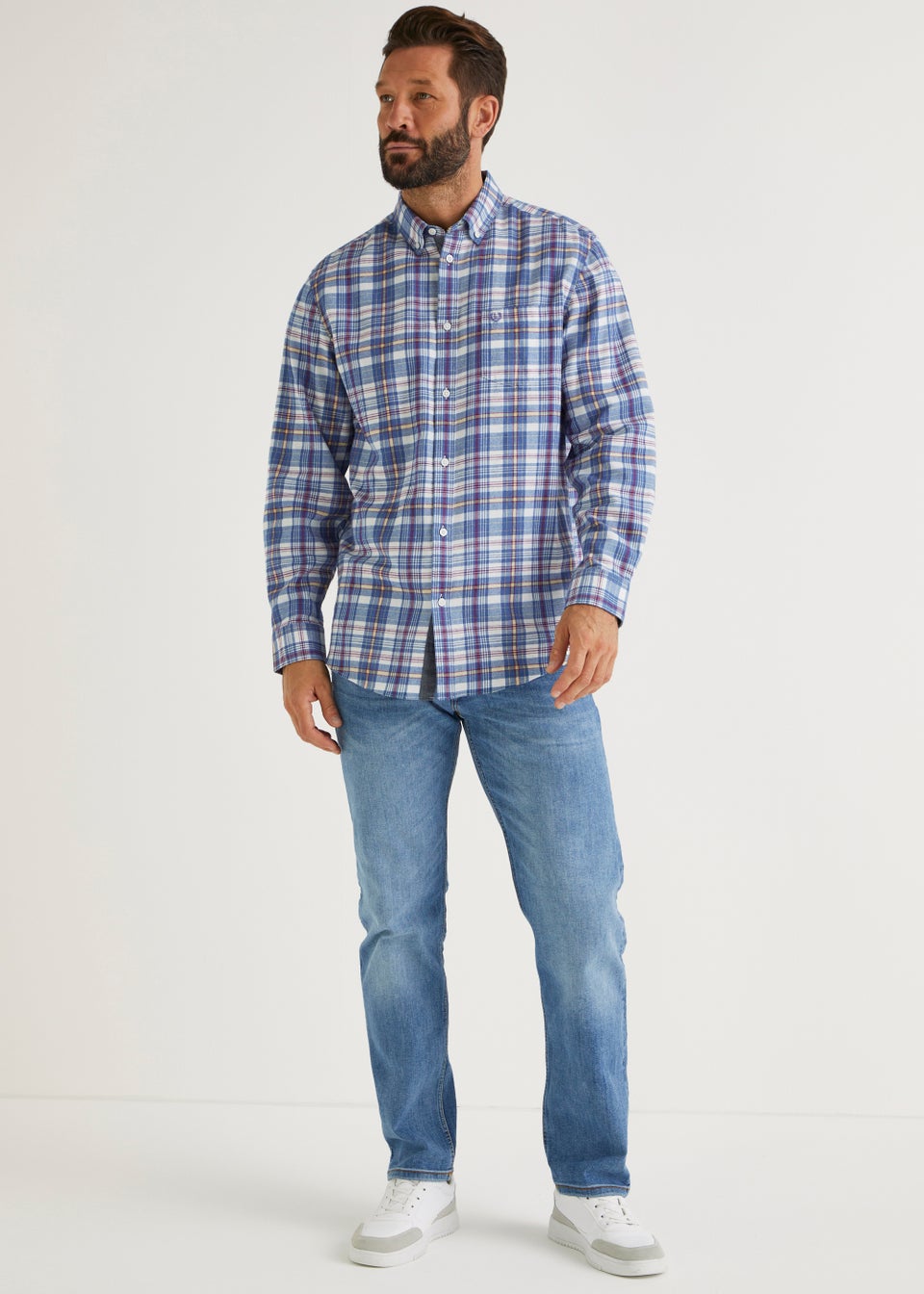 Lincoln Blue Check Shirt