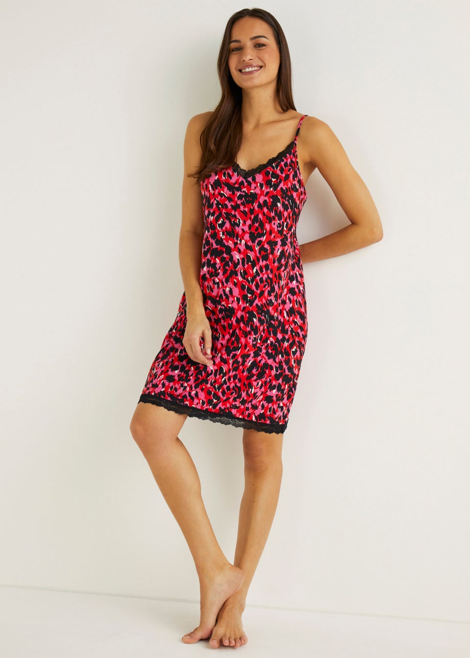 Matalan red leopard print dress new arrivals