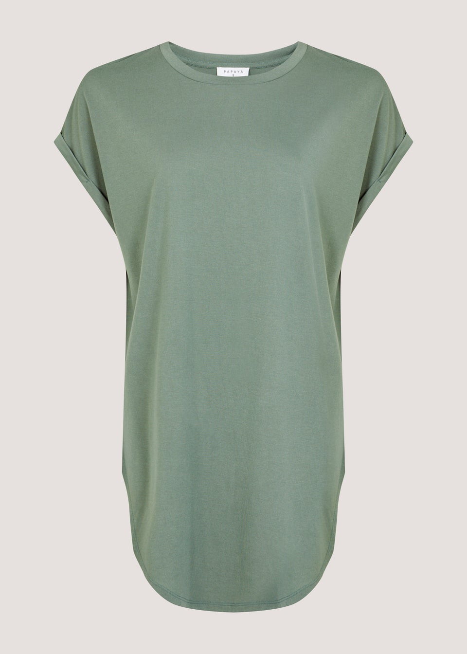 Khaki Longline Tee