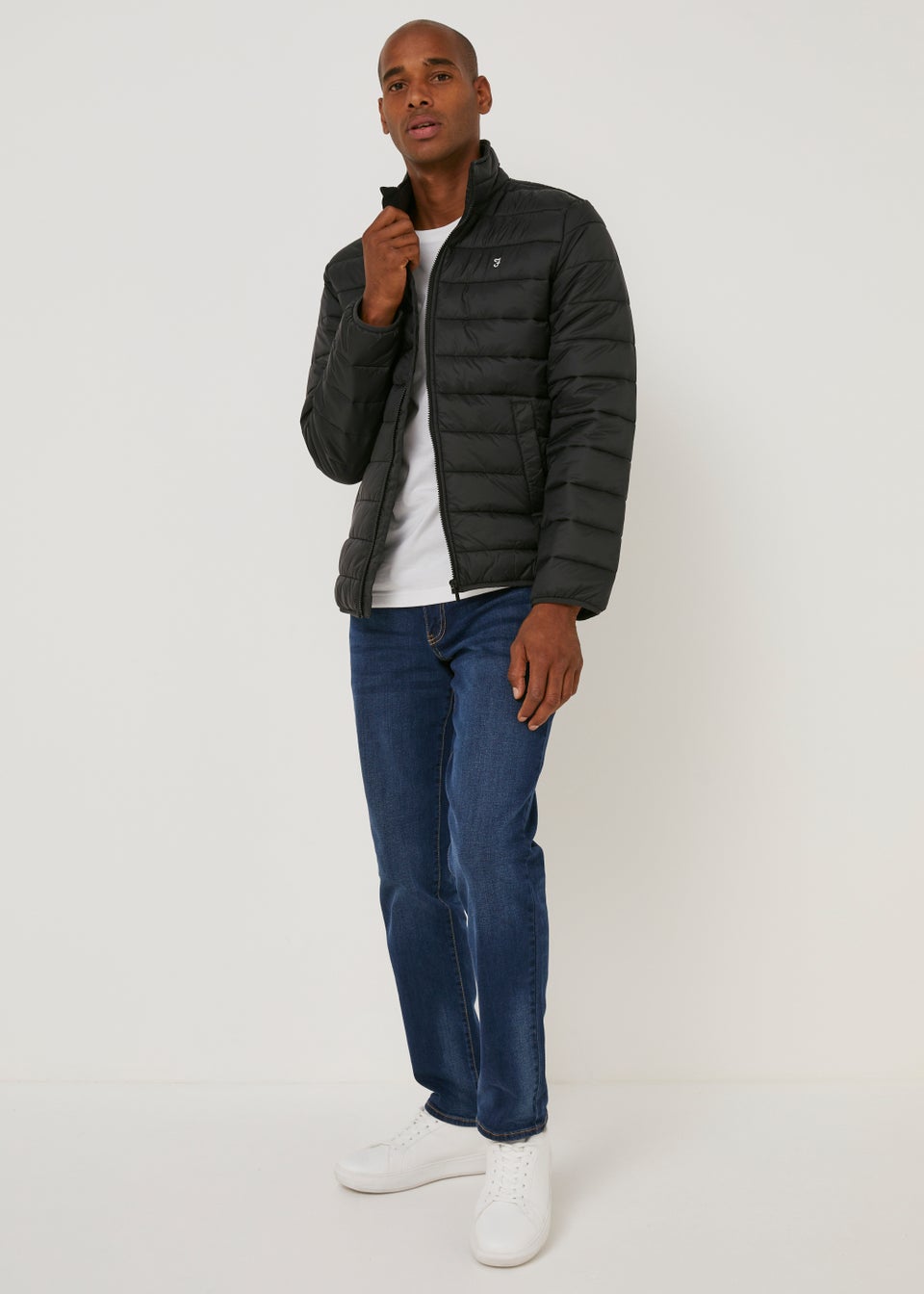 Wadded bomber jacket top