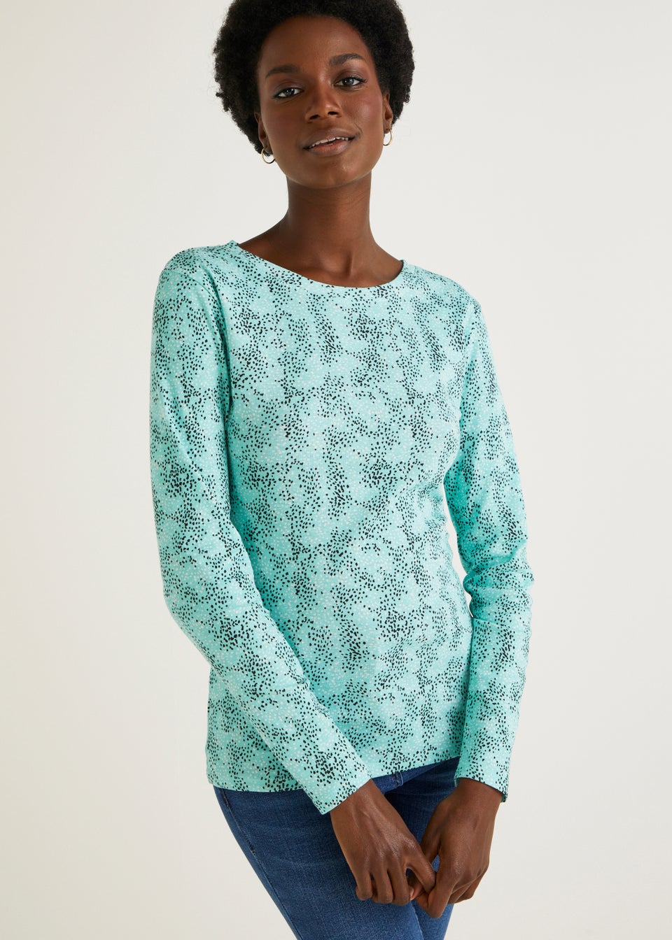 Green Mark Making Long Sleeve Top