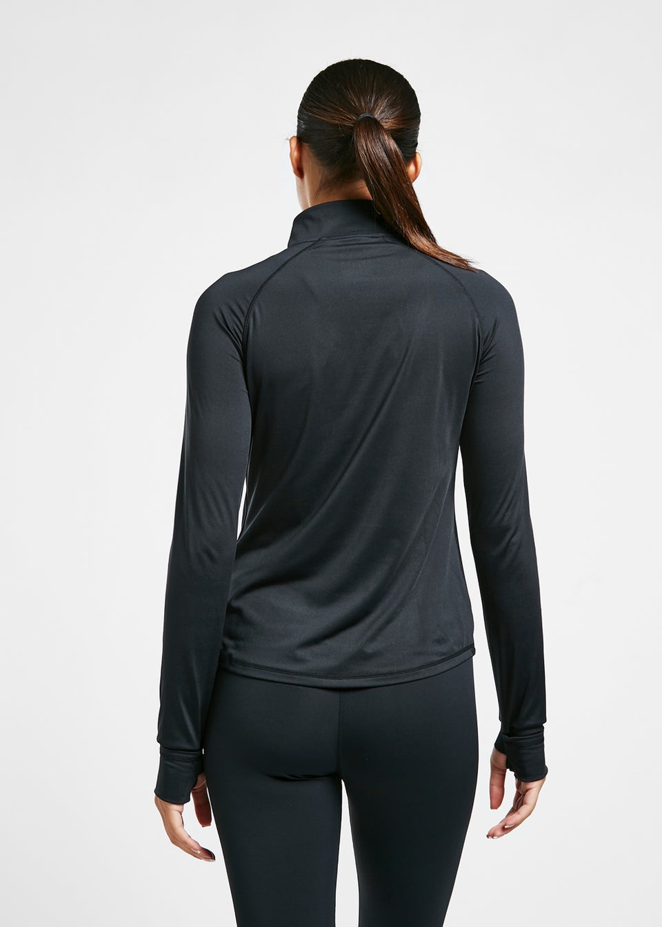 Elle Sport Black 1/4 Zip Top