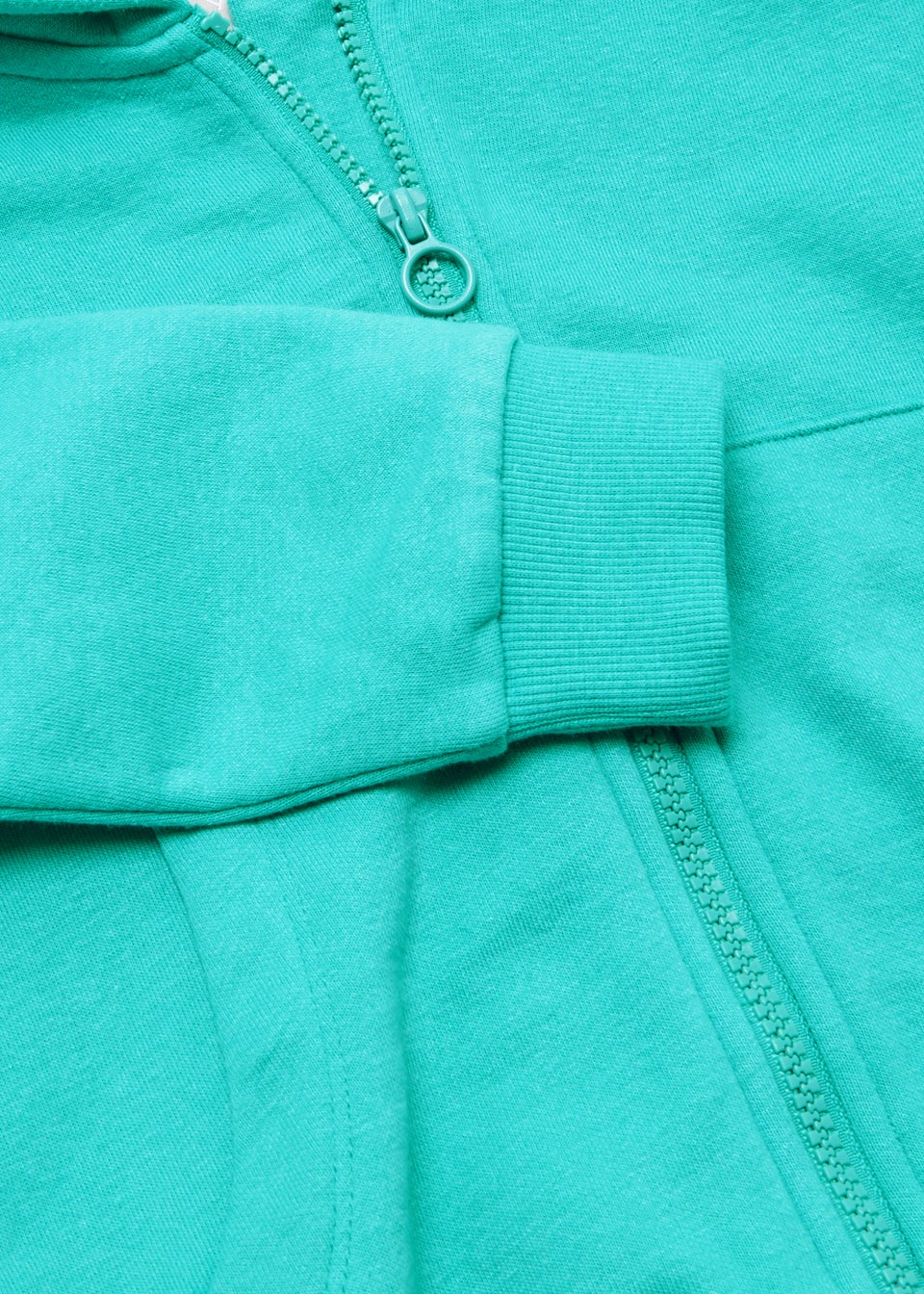 Girls Green Zip Up Hoodie (4-13yrs)