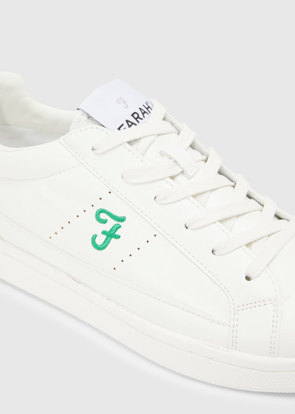 Farah Globe White Cupsole Trainers Matalan