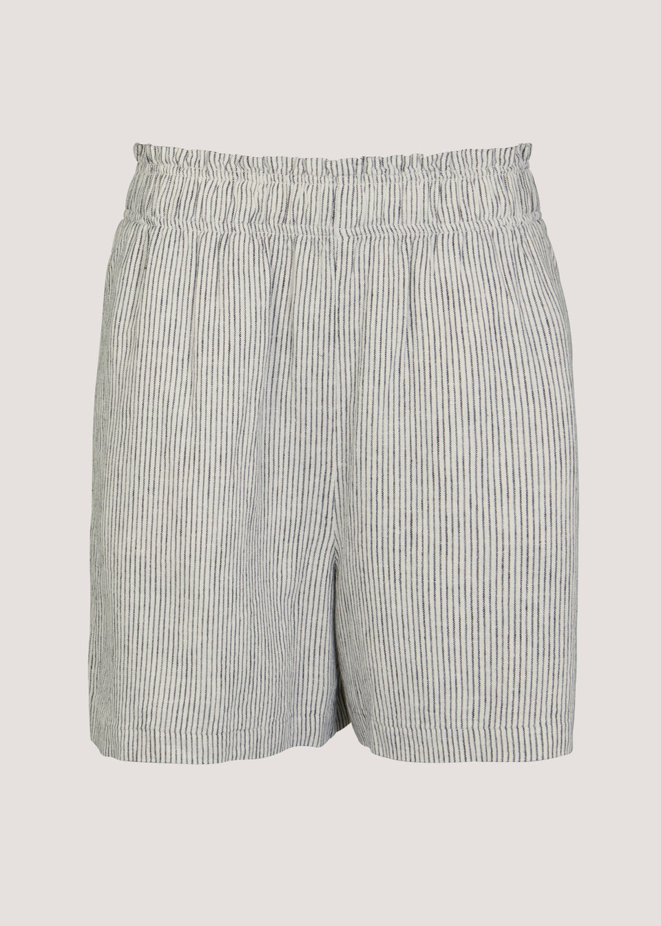 Stone Linen Blend Shorts