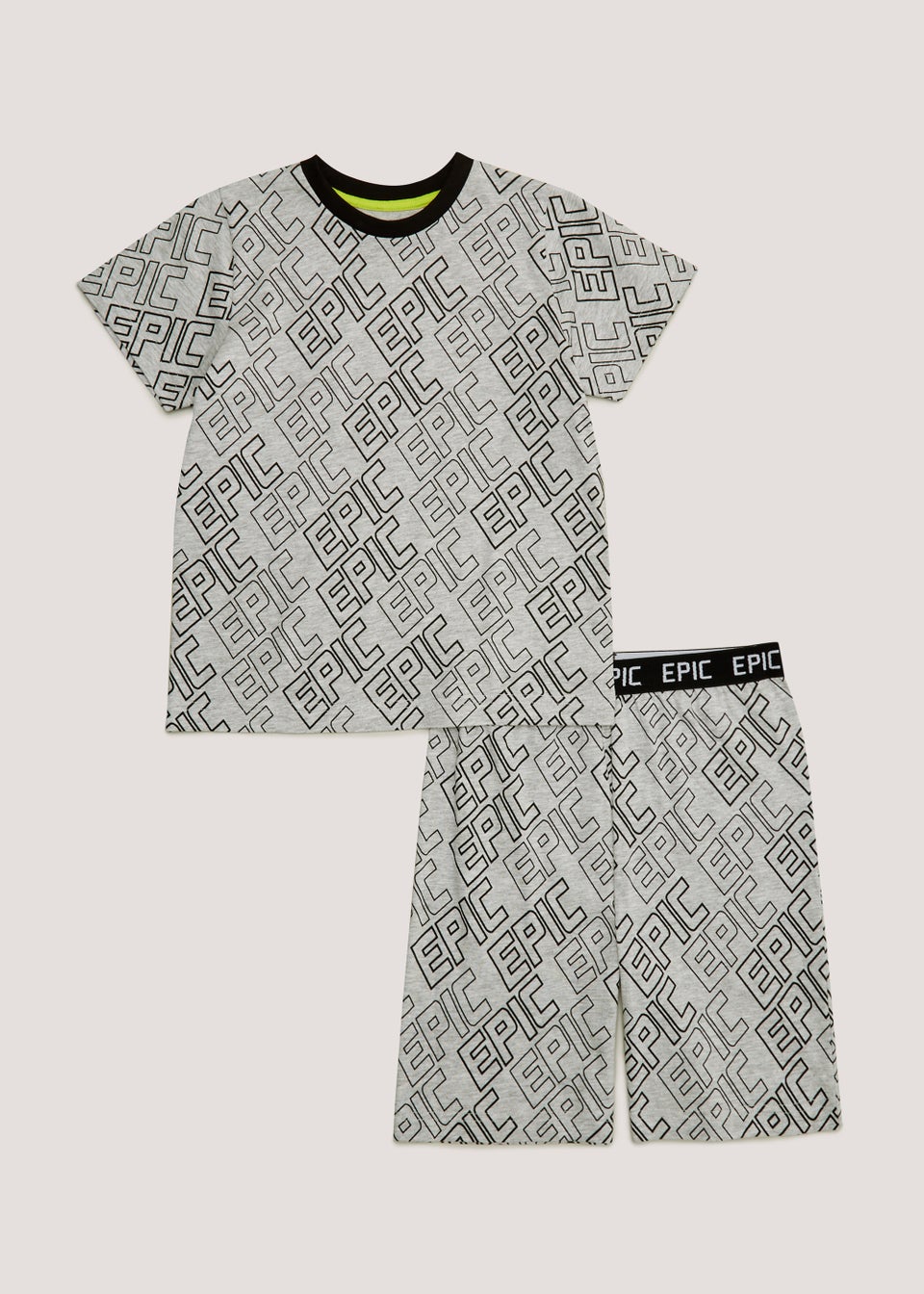Haut De Pyjama Matalan Garçon 3-4 Ans, Gris Coton, Imprimé