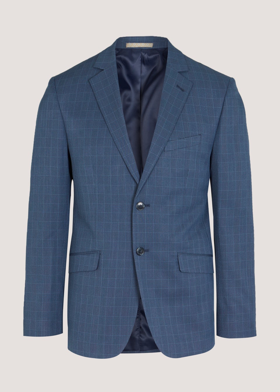 Taylor & Wright Hemsworth Blue Check Slim Fit Suit Jacket