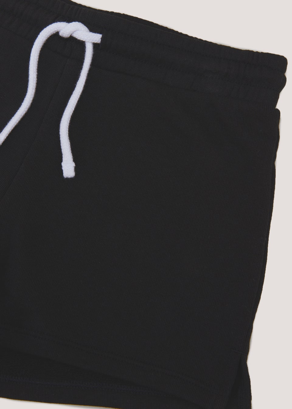 Girls Candy Couture Black Runner Shorts (9-16yrs)