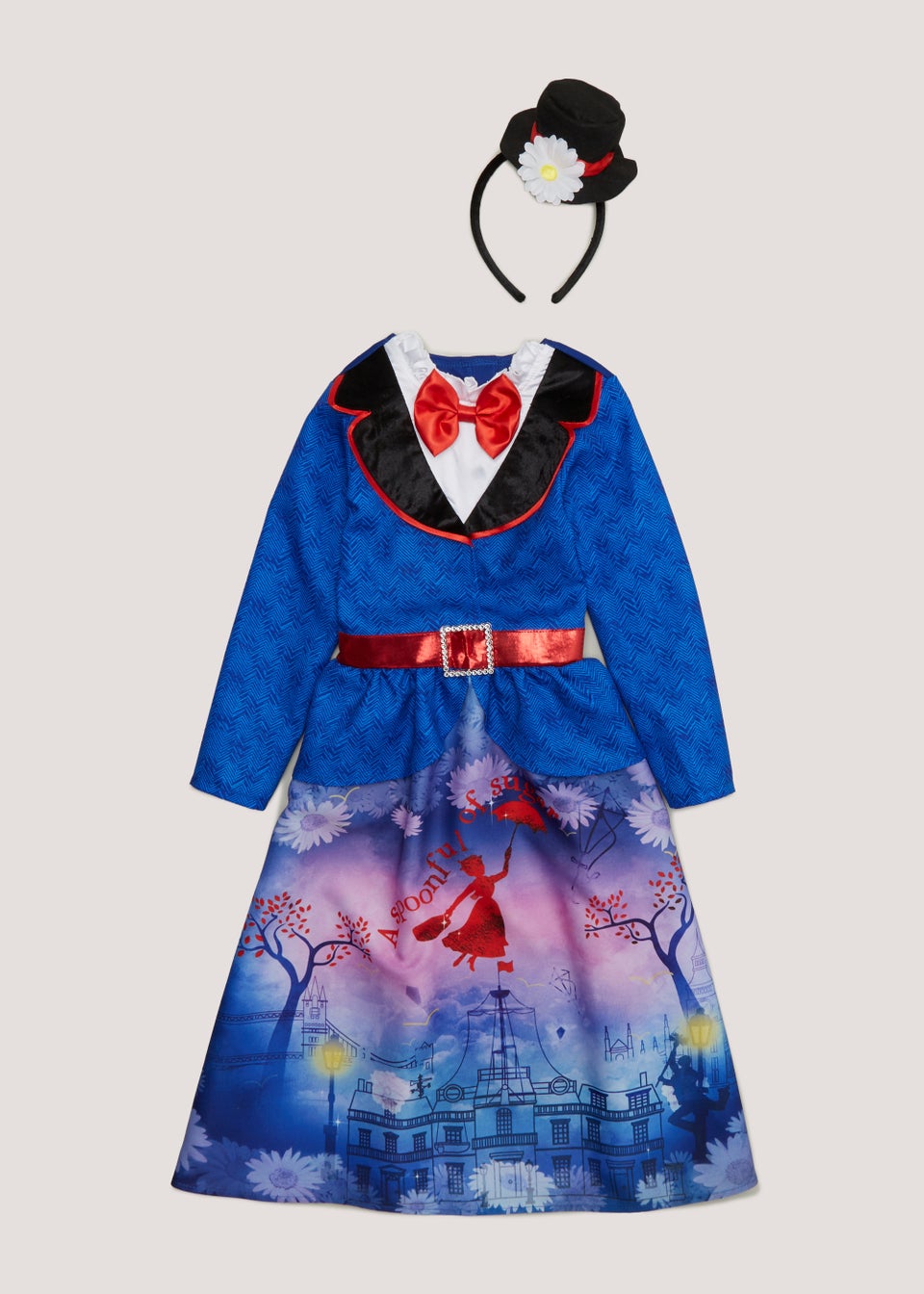 Kids Mary Poppins Fancy Dress Costume (3-9yrs) - Matalan