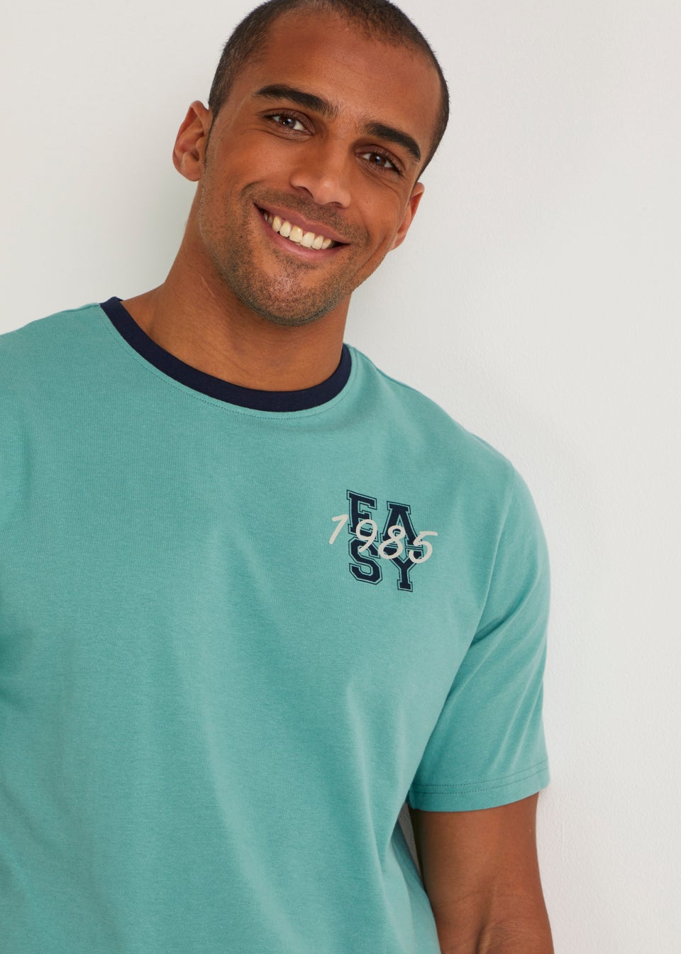 Turquoise Top & Shorts Pyjama Set