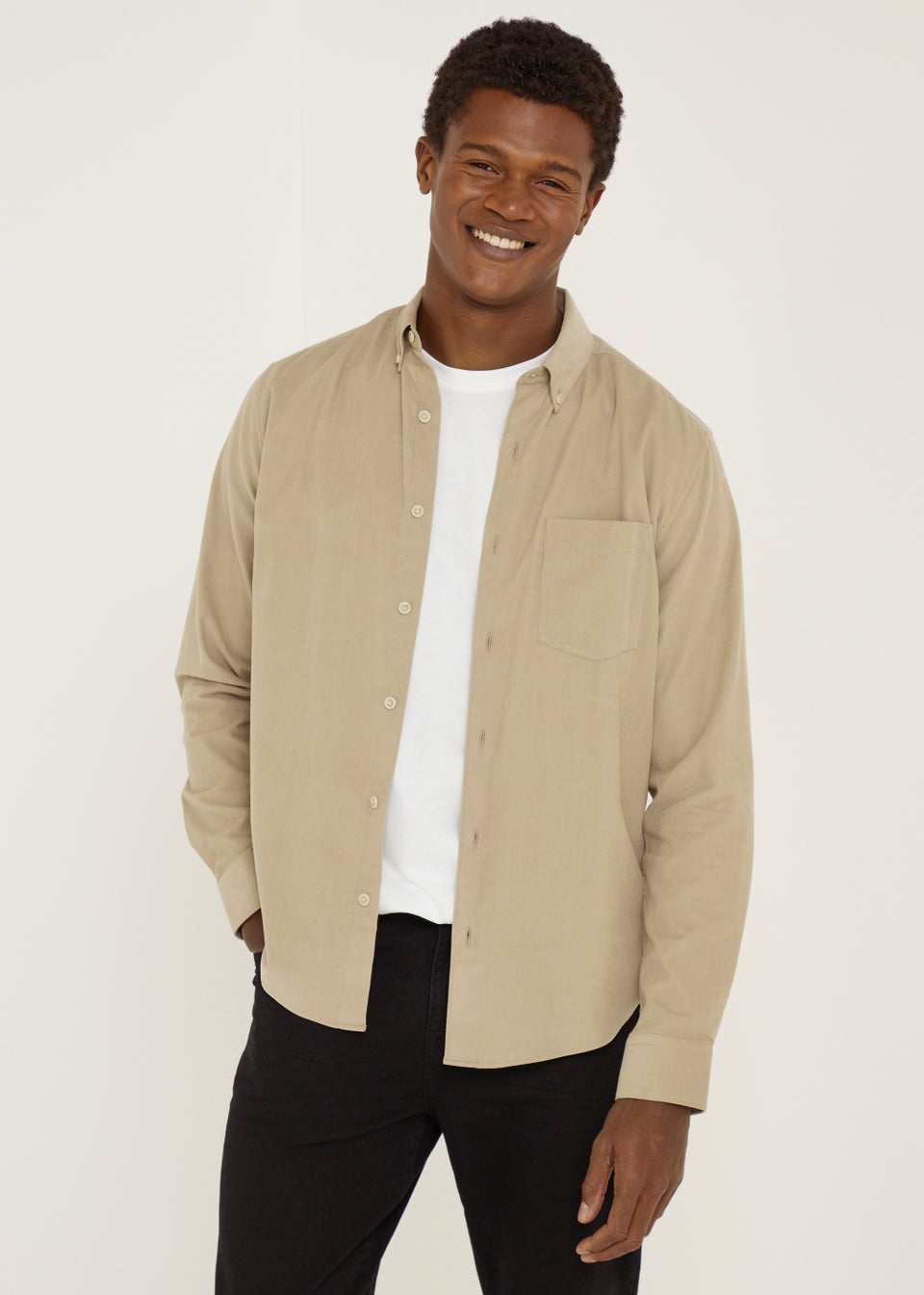 Stone Needlecord Shirt