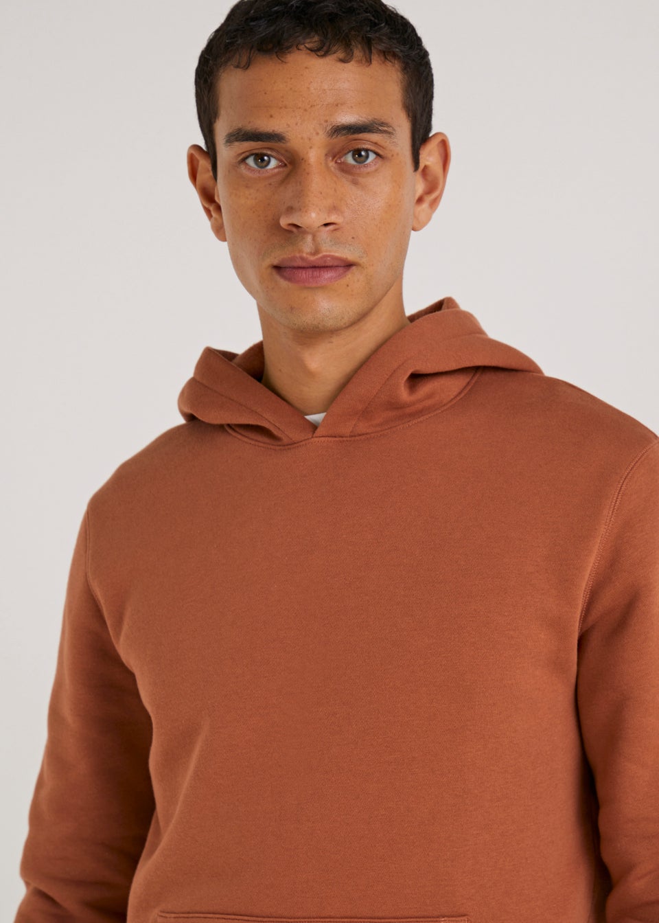 Rust Essential Pull-On Hoodie
