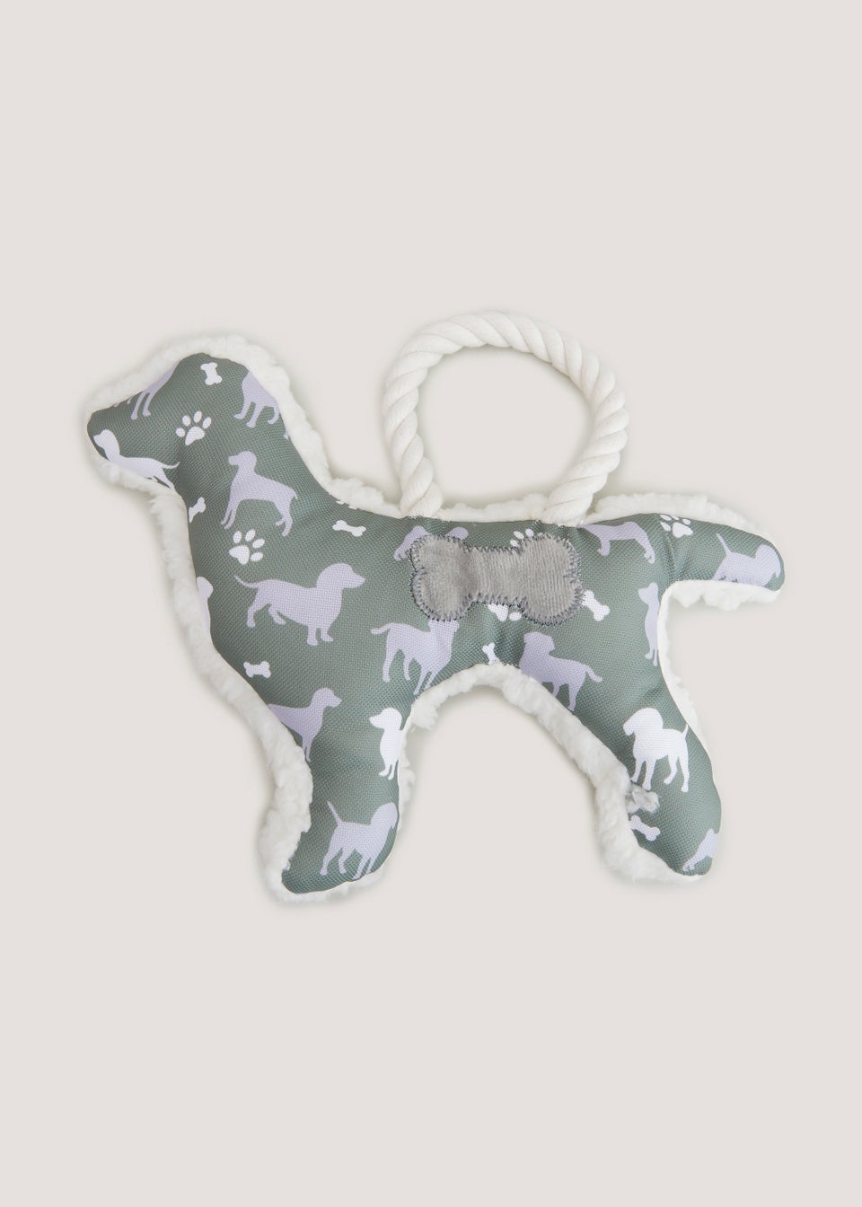 Green Print Dog Toy 25cm x 20cm x 5cm