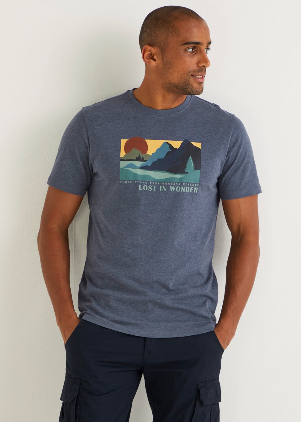 Blue Lost in Wonder Tee