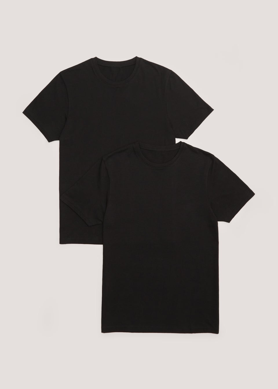 2 Pack Black T-Shirt Vests