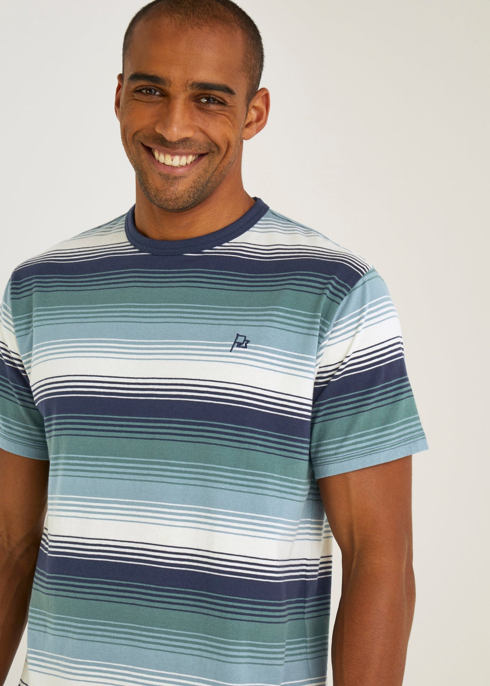 Blue Stripe TShirt Matalan
