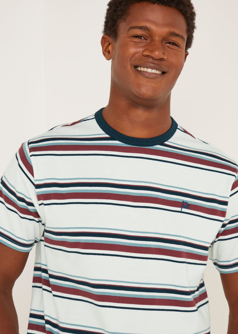 Burgundy Stripe T-Shirt