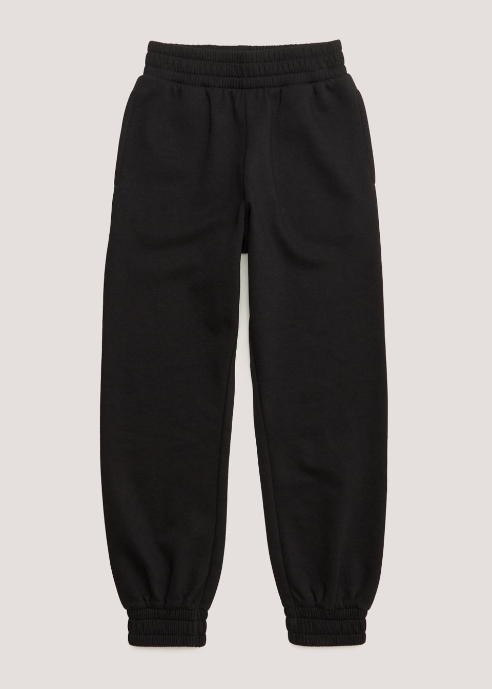 Girls Candy Couture Black Joggers (9-16yrs) - Matalan