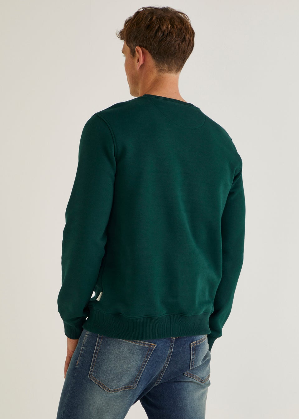 Green Premium Sports Embroidered Flag Sweatshirt