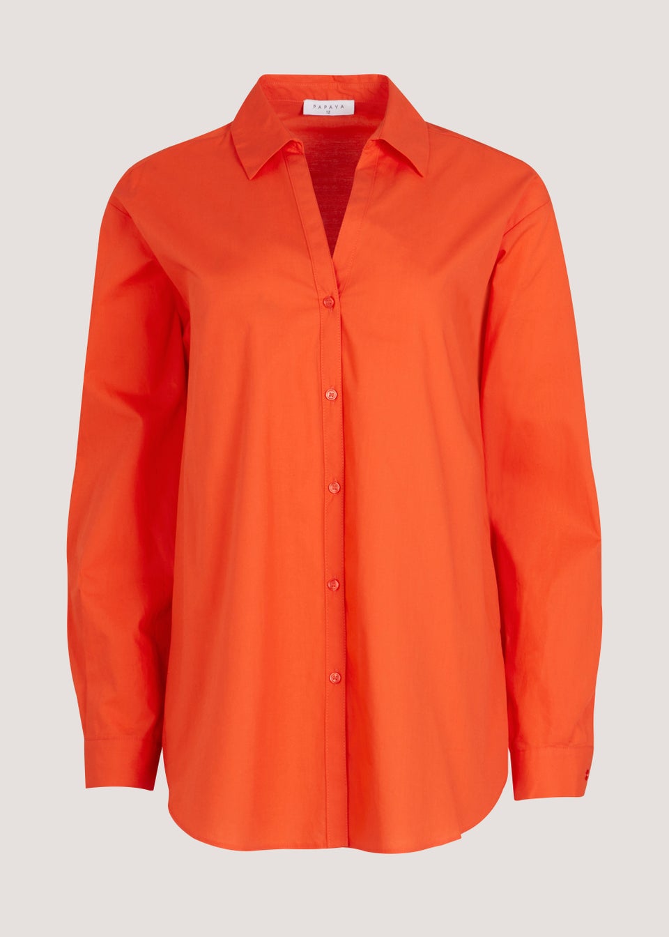 Red Poplin Shirt