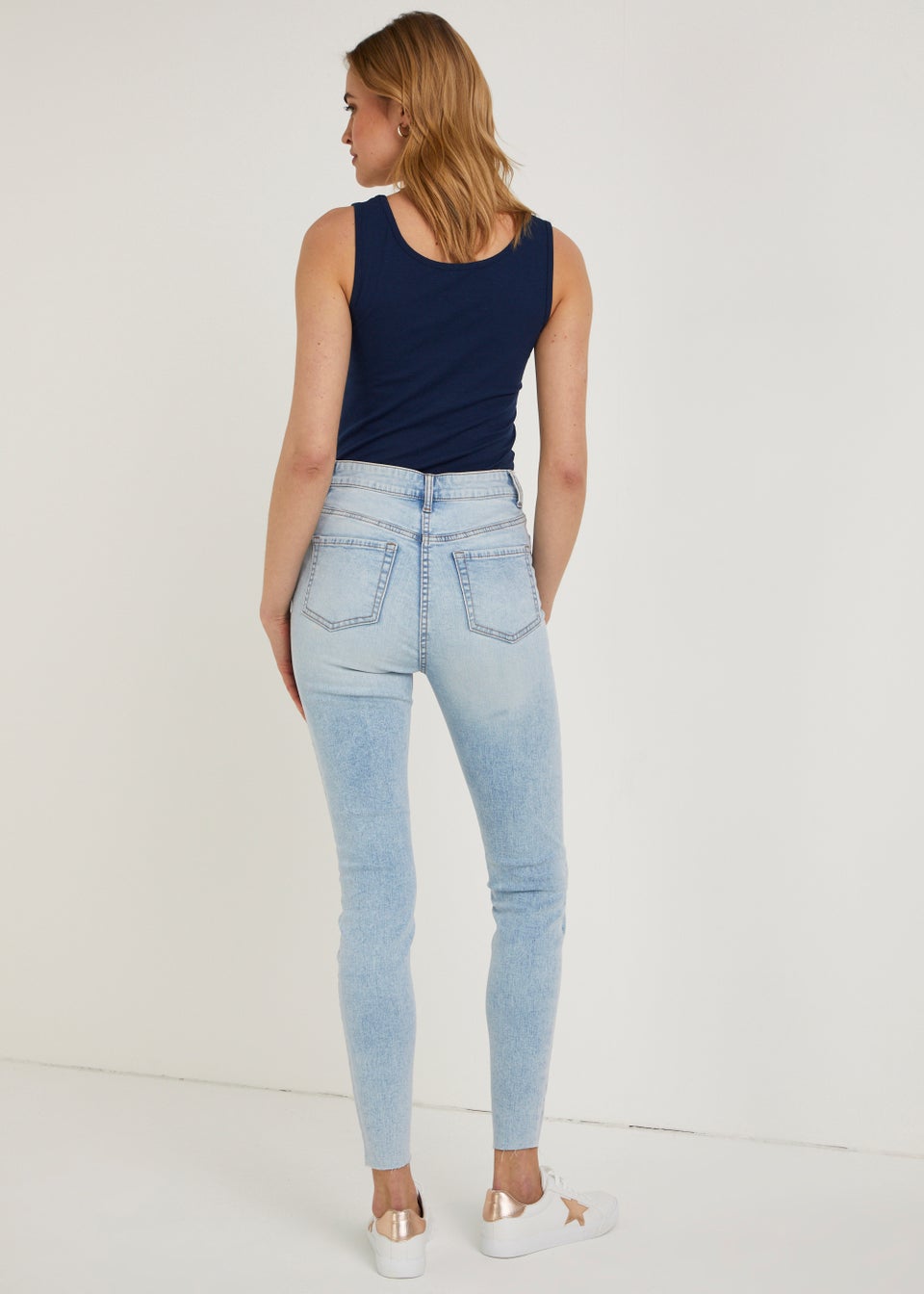 April Light Wash Super Skinny Jeans