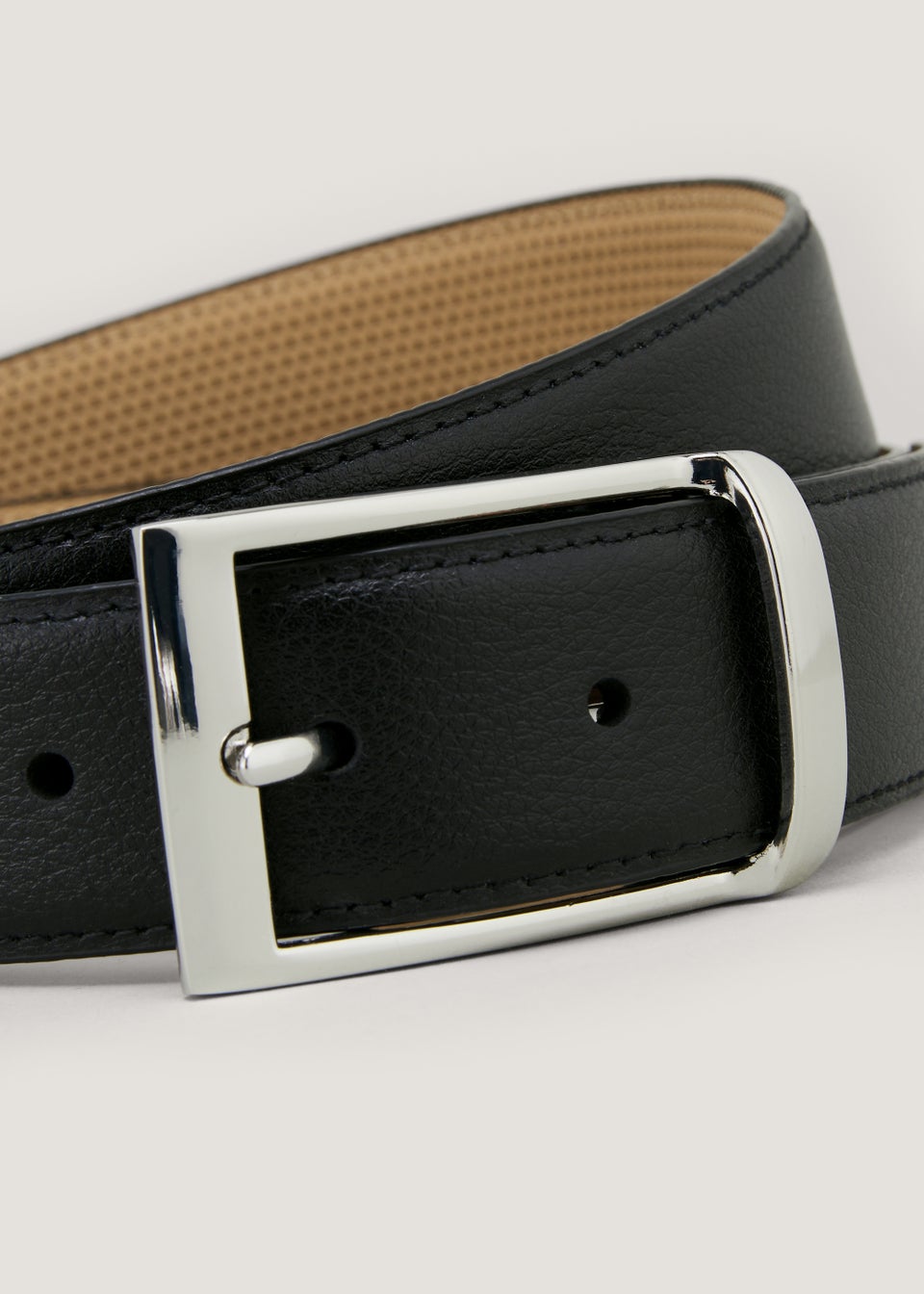 Black Premium Leather Belt