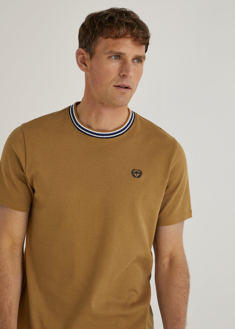 Sand Tipped Interlock Tee