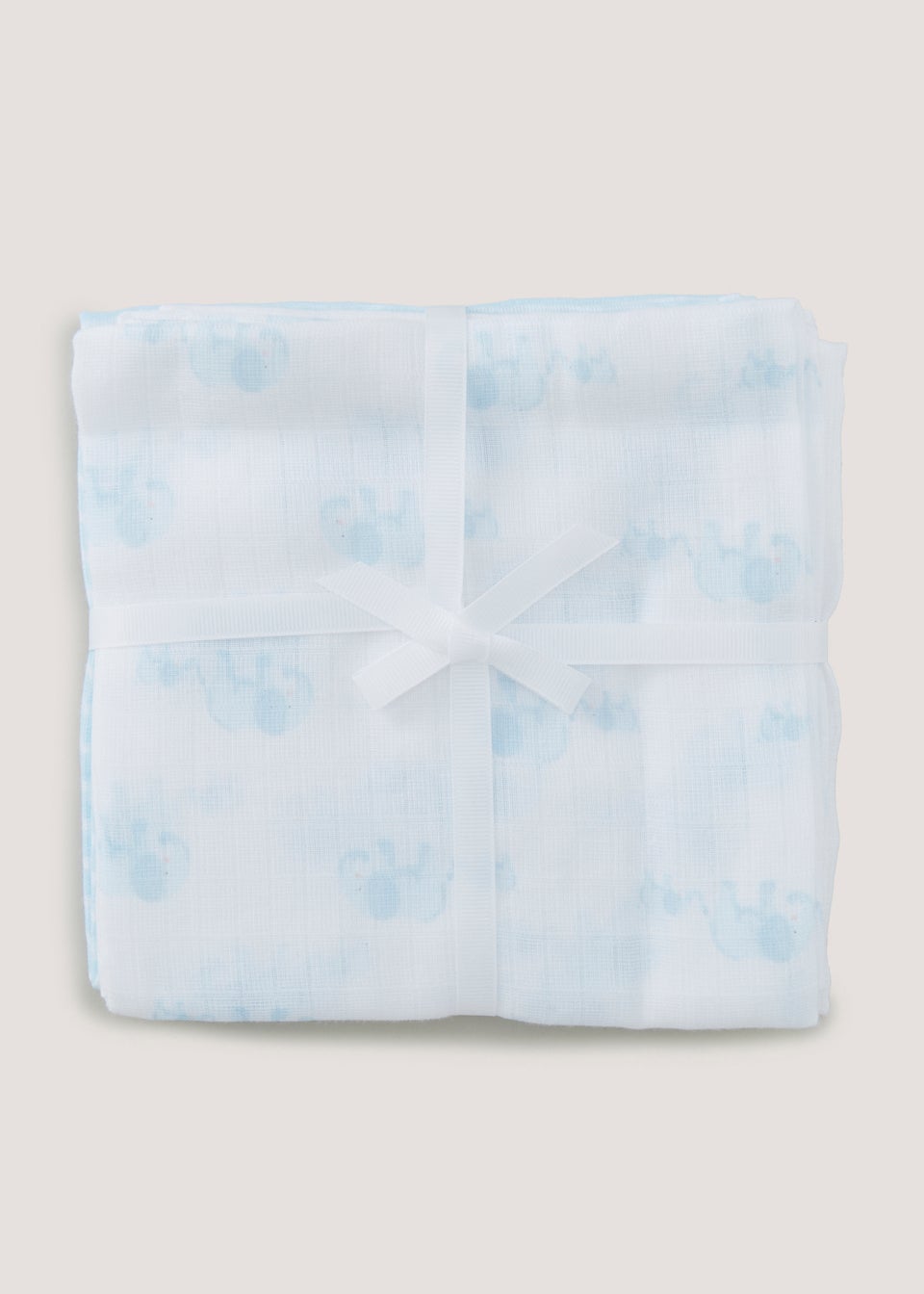 3 Pack Blue Muslin Cloths (73cm x 73cm)