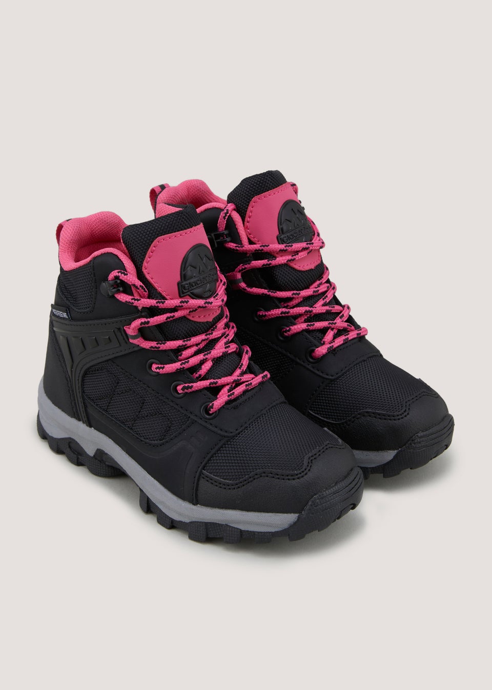Girls Glacier Point Black Water Resistant Walking Boots Younger 10 Older 5 Matalan