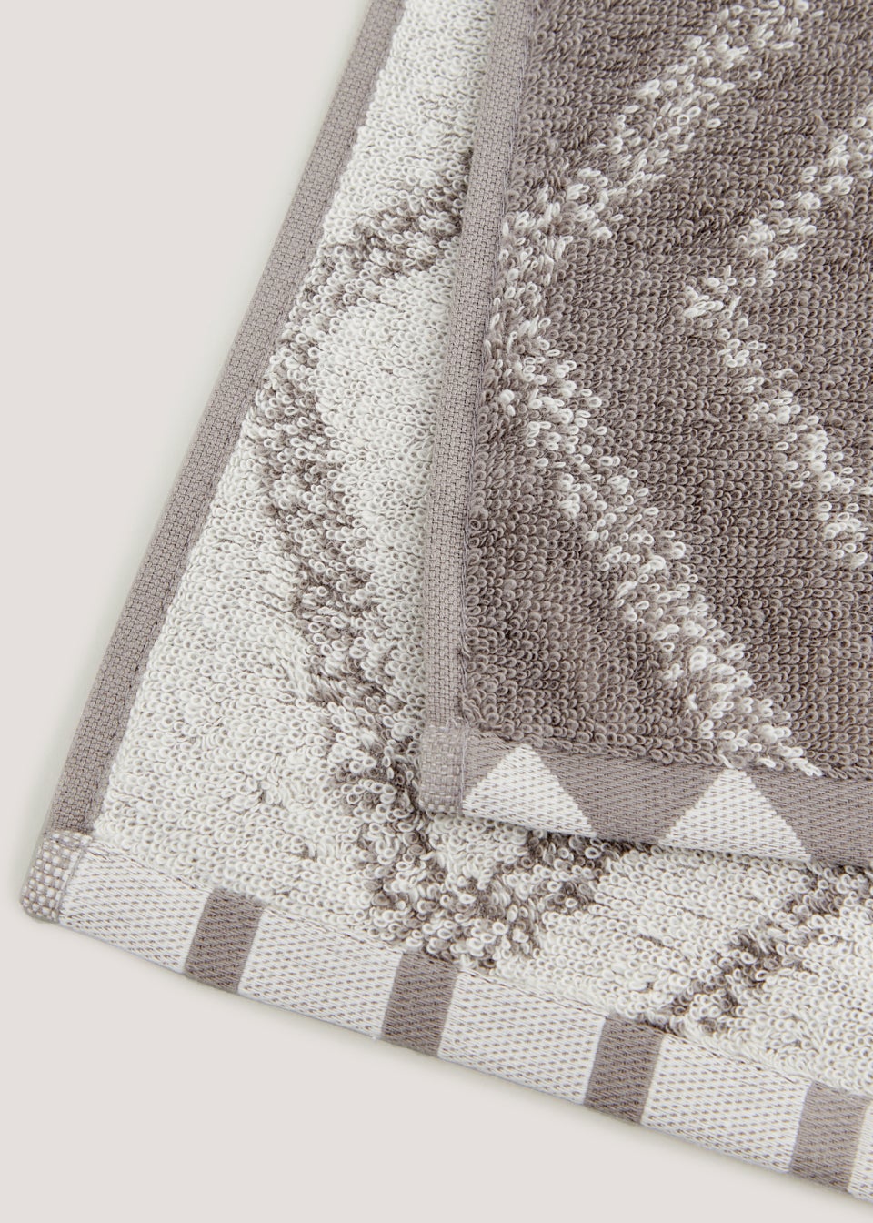 100% Cotton Grey Berber Towels