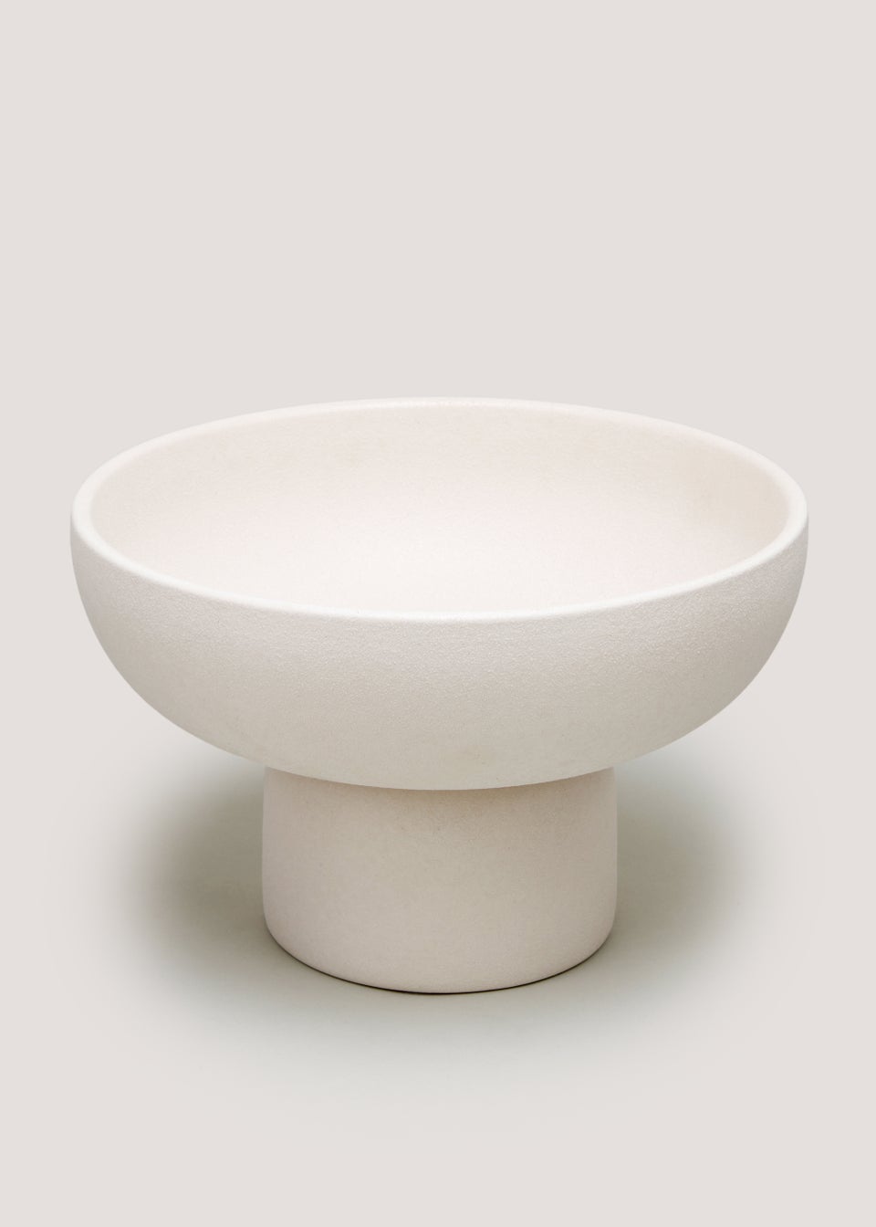 Cream Decorative Bowl (18cm x 29cm) - Matalan