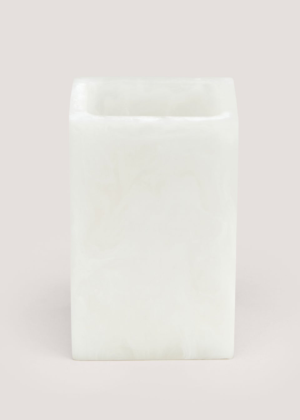 Marble Resin Bathroom Tumbler (11cm x 7.5cm x 6cm)