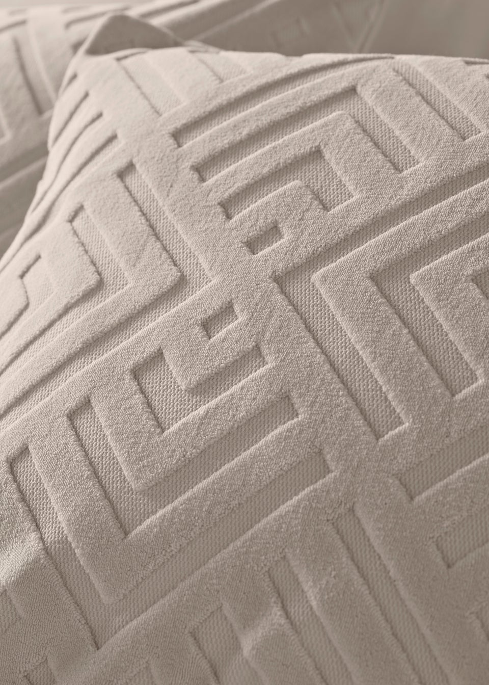 Natural Towelling Tufted Duvet Cover