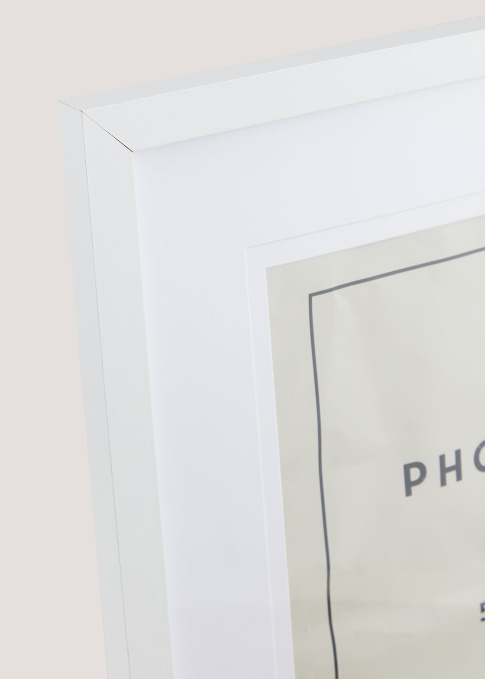 White Monochrome Photo Frame (40cm x 50cm)