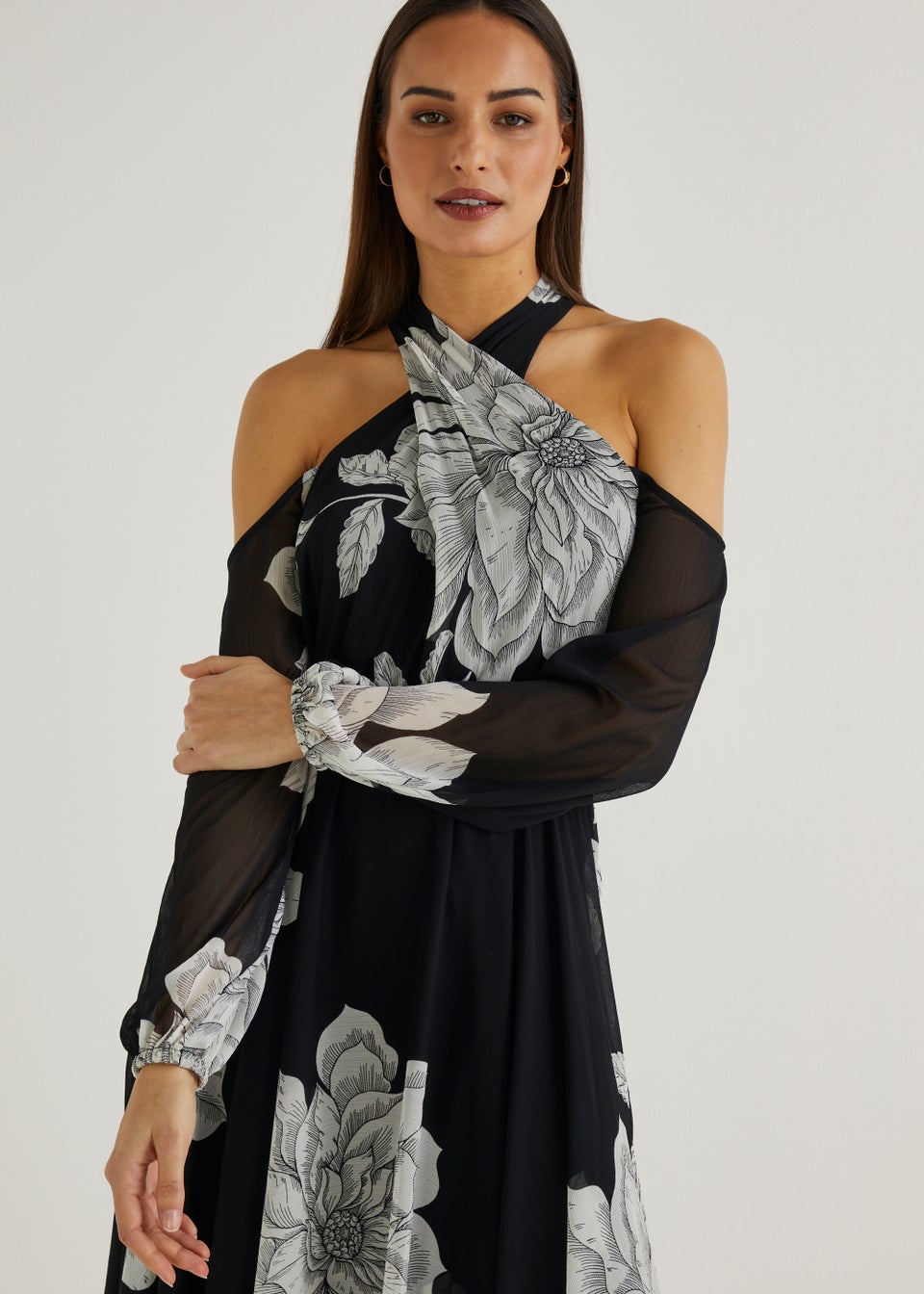 Matalan black maxi hotsell dress