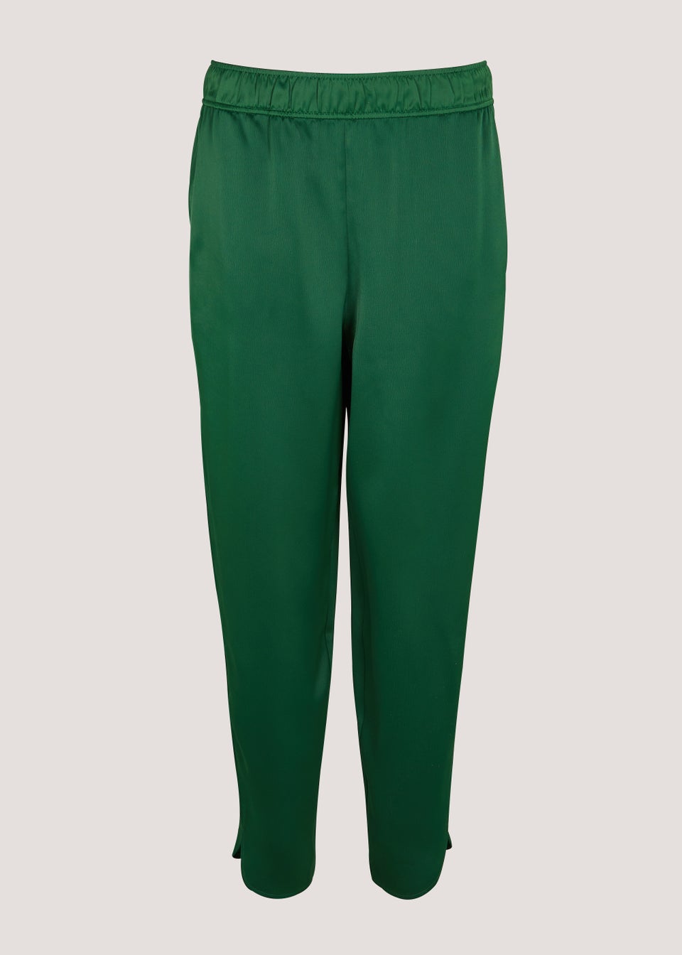 Et Vous Green Satin Trousers