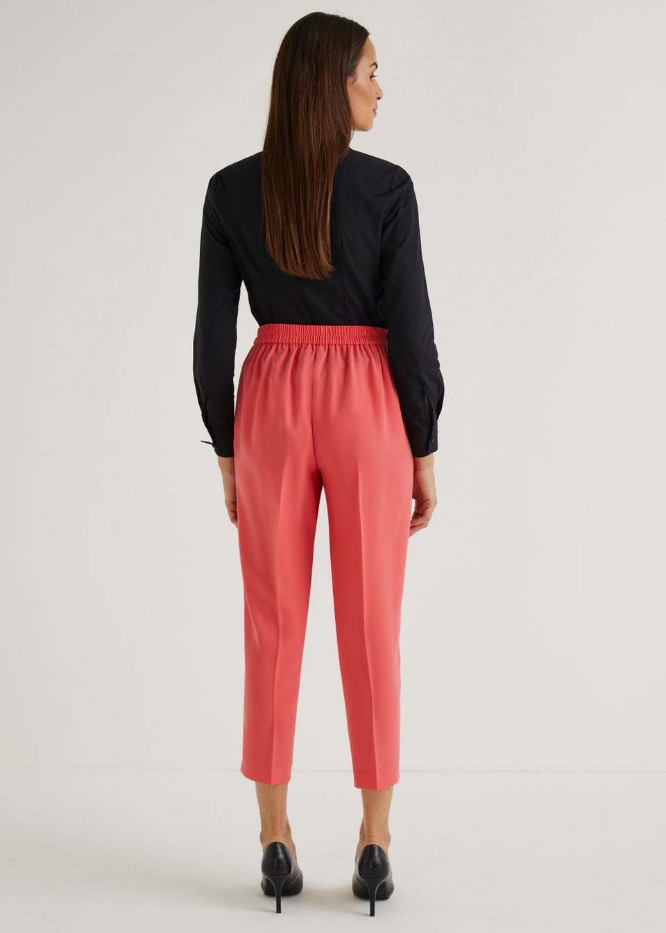 Et Vous Coral Button Suit Trousers