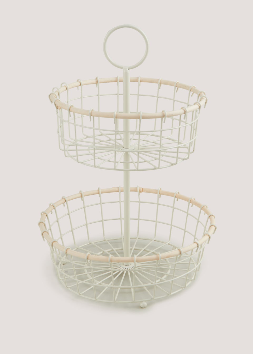 2 Tier Metal Wire Basket