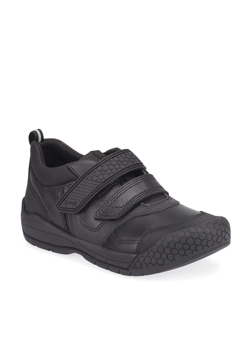 Start-Rite Strike Black School Shoes (Wide Fit G)