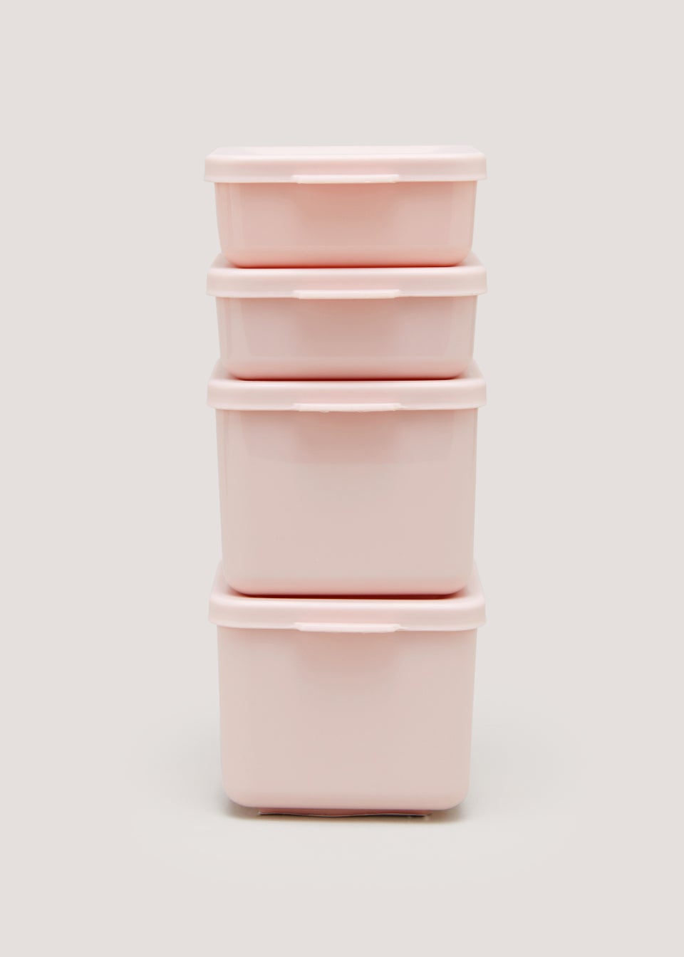 4 Pack Pink Snack Pots