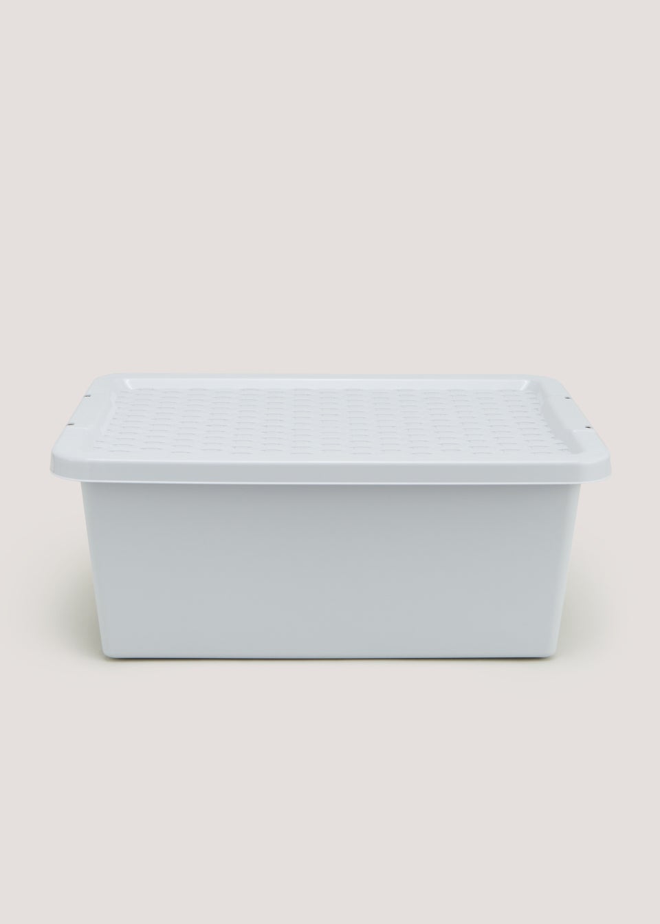 Grey Plastic Storage Box (12L)