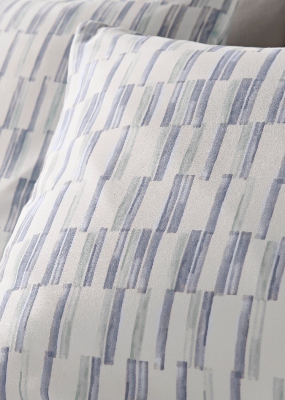 Blue Watermark Reversible Duvet Cover