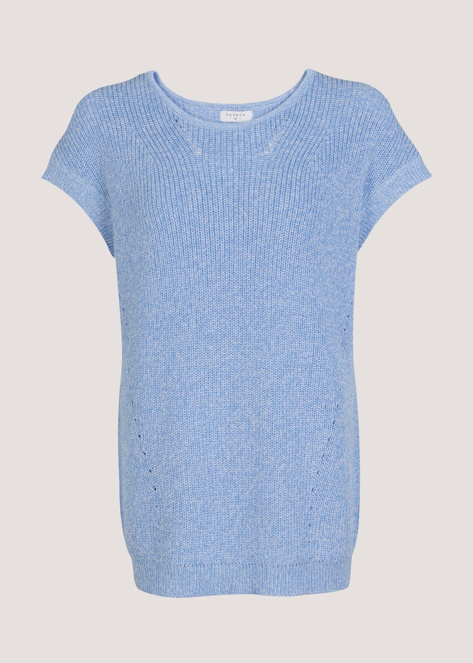 Blue Knitted Top